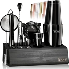 ® Mixology Bartender Kit Bar Set | 14-Piece Cocktail Shaker Set | Martini Bar...