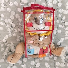 ELC Lion Alphabet Pockets 52" Height Chart Learning Toy Complete 2009 Vintage 