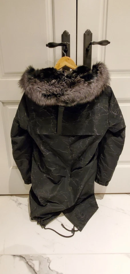 Thunder Pattern Mint Coat - Imagem 2 de 4