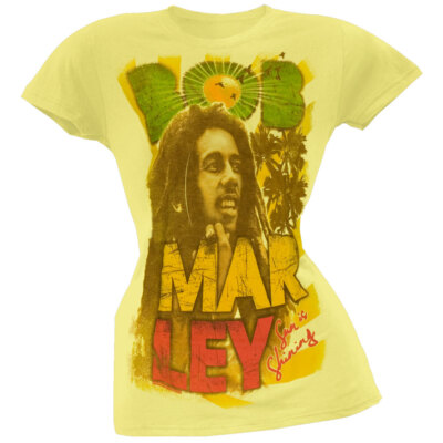 Bob Marley  -  Sun Is Shining Juniors T-Shirt