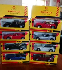 RETRO SHELL CLASSIC CARS COLLECTION TOY CARS X 8 BOXED + BLACK CAB