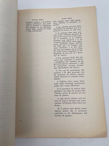 Circolare n. 1 A.I.A. Settore arbitrale 1972 Federazione italiana Giuoco Calcio - Picture 2 of 3