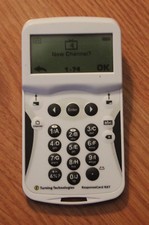 TURNING TECHNOLOGIES RESPONSE CARD NXT LCD RCXR-02 CLICKER SAME DAY SHIPPING