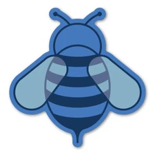 Blue Bee Magnet