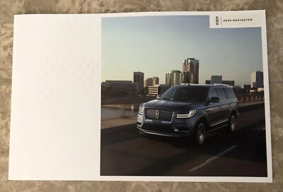 2020 LINCOLN NAVIGATOR 20-page Original Sales Brochure