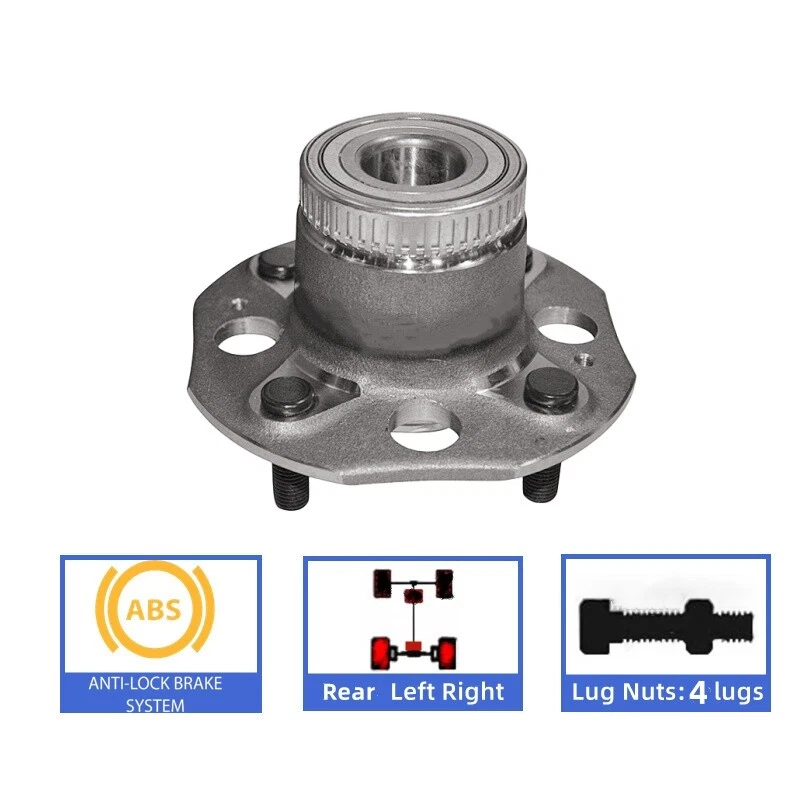 后左轮或右轮轴承和轮毂组件 512031 适用于 1992 - 1994 Acura Vigor — 第 4/4 张图片
