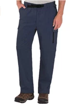 BC Clothing Men's Convertible Stretch Cargo Pants & Shorts w/ Zippered PocketsNR