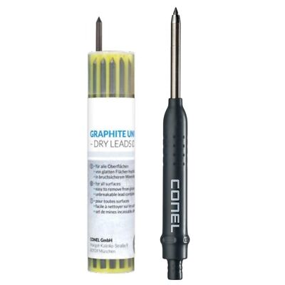 CONEL Baumarker Profi Tieflochmarker inkl. Minenset VPE 12 Stk. schwarz