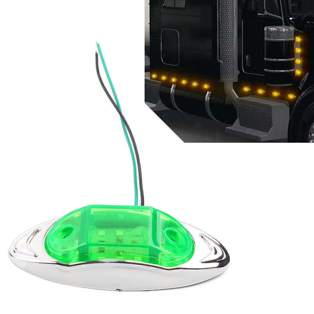 LED Width Indicator Light Side Marker Lamp Brake Warning Bulbs For Truck Trailer