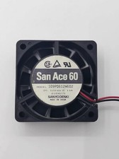 Sanyo 109P0612W602 6020 DC12V 0.13A 6CM 2-Wire Dual Ball Bearing Cooling Fan