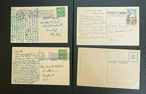 DE COLECCIÓN~LOTE DE 7~POSTALES DE FLOR~HOTELES/RESORTS~~LINO~GD/EN MUY BUEN ESTADO~LOTE #C - Imagen 3 de 5