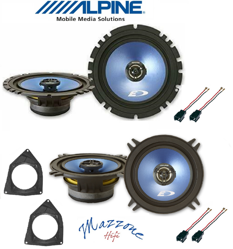 ALPINE Set 4 Haut Parleur pour Citroen C3 Supports / Conn Enceintes ...