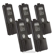 5x 7.4V 3800mAh Li-Ion Extended Battery for Baofeng BL-5L, BF-F8HP, UV-5R-L