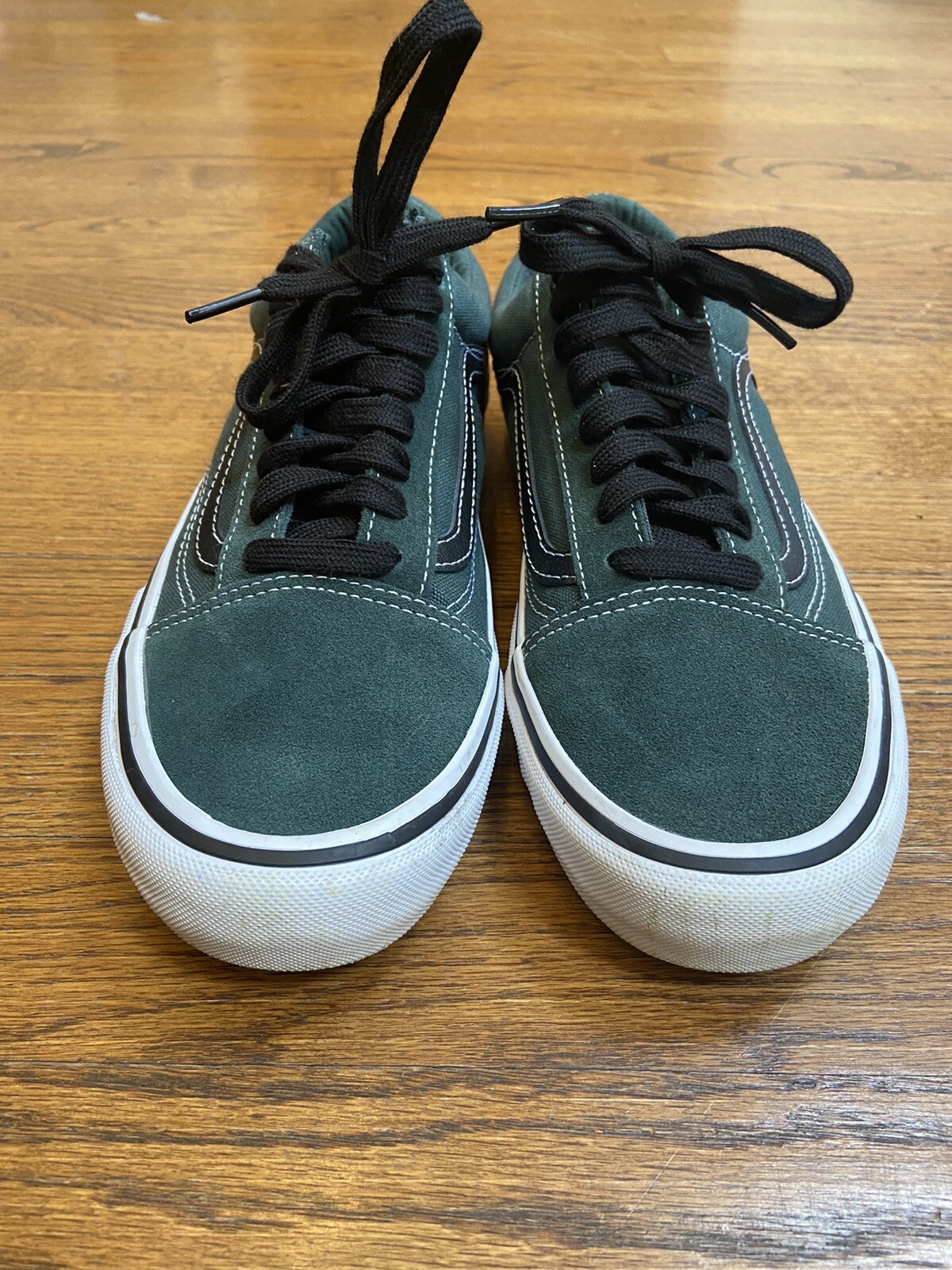 vans old skool pro duck green