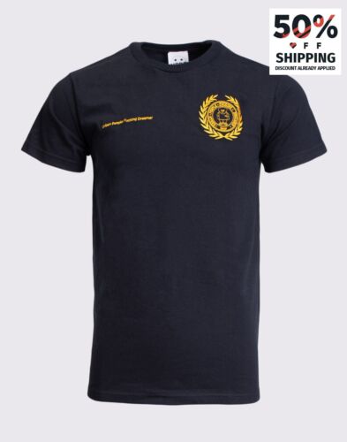RRP€240 UPDF T-Shirt Size S Black Embroidered Logo Offensive Word Made in USA - Picture 1 of 4