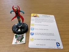 =HeroClix DC WAR OF LIGHT Controller 010 with card =