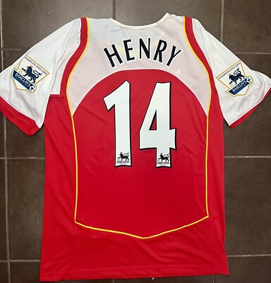 【NEW】【アンリ】アーセナル(2004/05) Arsenal Henry 2004/05 Soccer Home Jersey Men Size Xl Football | eBay