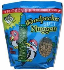 C S Products  06109 Woodpecker Suet Nuggets, 27 oz Bag - Pack of 2