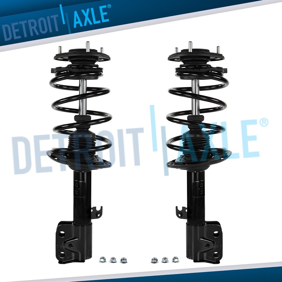 TRQ Front Strut & Coil Spring Assembly Set - Pair For 2003-2008 Toyota Corolla - View #9