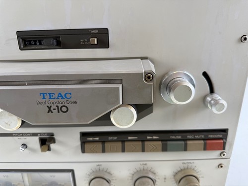 Teac X-10 Stereo 26cm Reel to Reel Recorder - Serviced - Afbeelding 10 van 12