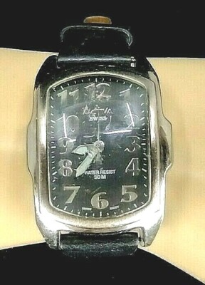 Activa Swiss Women's Watch Quartz BRAND NEW BATTERY *Broken Twist Knob