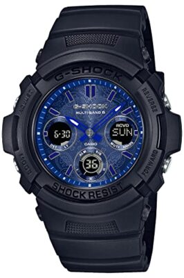 CASIO AWG-M100SBP-1AJF [G-SHOCK BLUE PAISLEY SERIES Men's Rubber