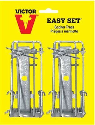 Victor Easy Set Gopher Trap - Model 0611 - 2 Traps Per Package - ADC Nuisance