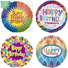 Happy Birthday 18" Generic Foil Mylar Happy Birthday Party Balloon Decorations F