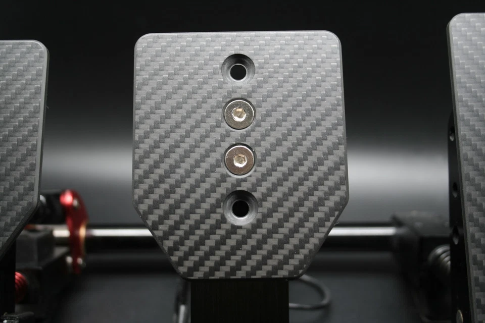 Twill Carbon Pedalplatten Tuning-Kit für Fanatec Clubsport V3 – Echt-Carbon - Bild 4 von 4