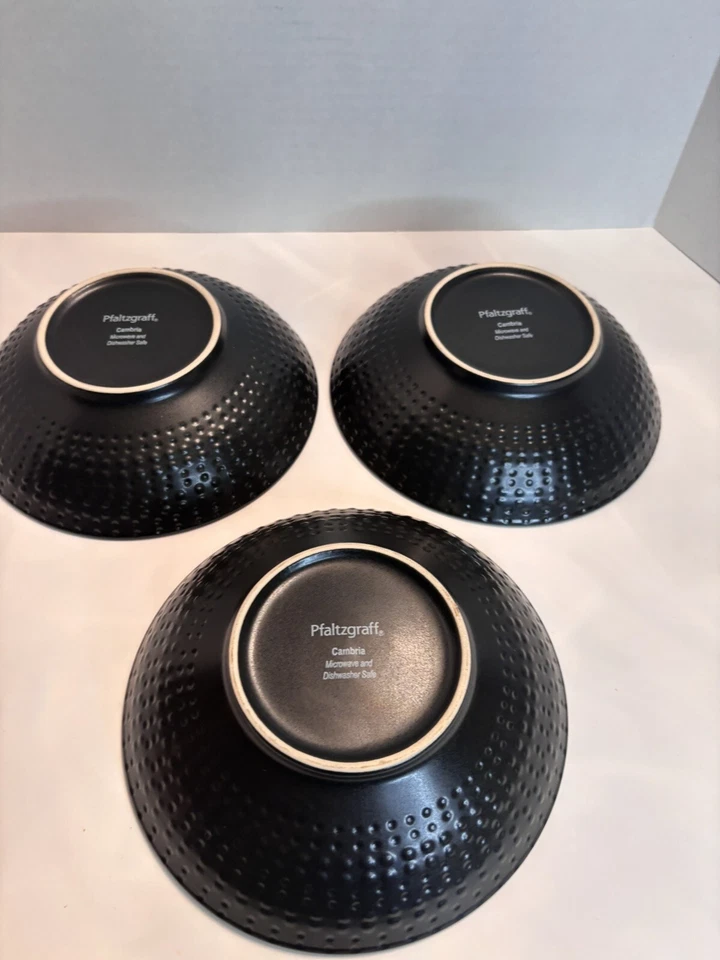 Cuencos de cereal para sopa Pfaltzgraff Cambria 7-1/2" ~ Juego de 3 Foto 2 de 3