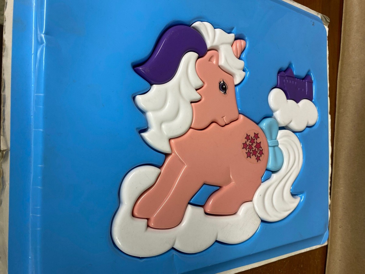VERY RARE Vintage 1984 MY LITTLE PONY 10 PIECE PLASTIC PUZZLE