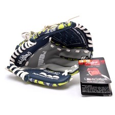 Rawlings Rem9ing Mike Trout 9.5in Youth Blue / Neon Righ Handed Throw, Glove NEW