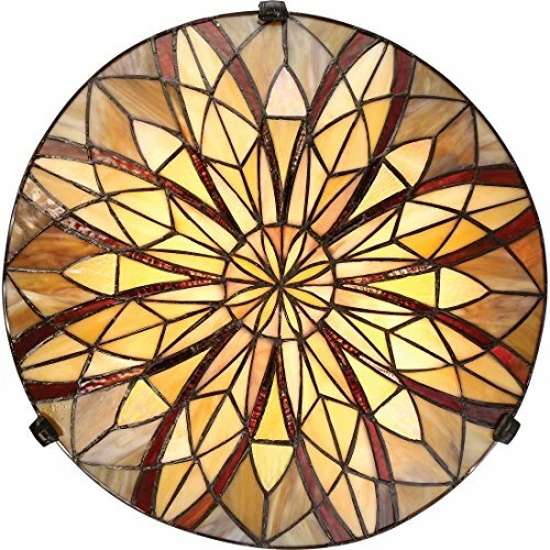 Quoizel TFVY1400VA 2-Light Victory Flush Mount in Valiant Bronze - Picture 8 of 9