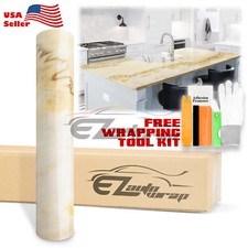 48"x108" Gloss Marble Granite Look Vinyl Wrap Contact Paper Home Kitchen D28