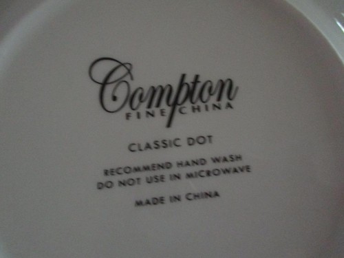 Compton Classic Dot Platinum Salatteller Top Zustand mehrere vorhanden - Bild 7 von 7