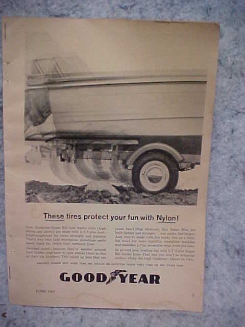 1962 GOODYEAR BOAT TIRES AD