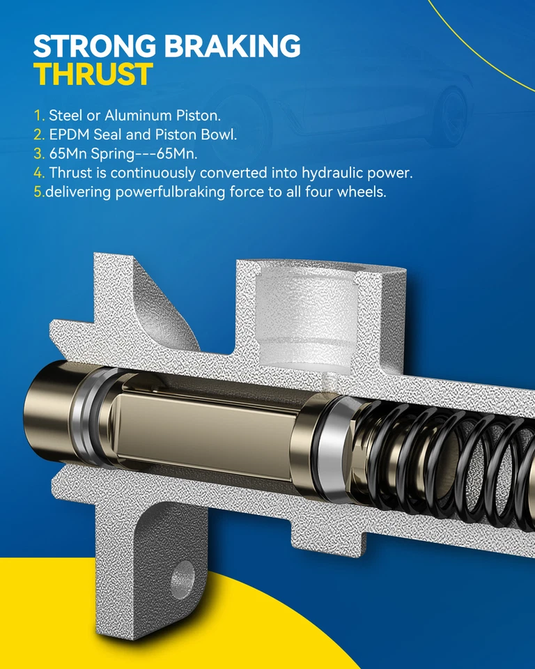 Cilindro mestre de freio M630663 para 2009-2015 Dodge Grand Caravan 2009-2012 Routan - Imagem 4 de 4