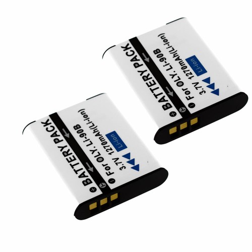 2x Li-92B Battery +LCD Charger for Olympus Stylus SH-1 2 3 SH-50 SH-60 SP-100 EE - Picture 5 of 12