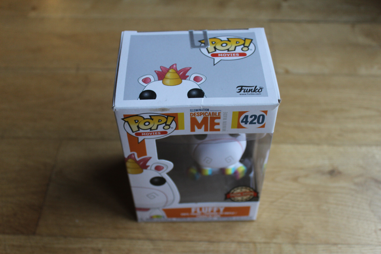 En Oferta Funko Pop #420 Fluffy - Despicable Me 3 - 'Nuevo' Caja Dañada - Por Favor Ver Imágenes