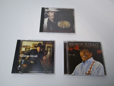 George Strait Lot of 3 CD's Always Never the Same, Pure Country, Here For Good