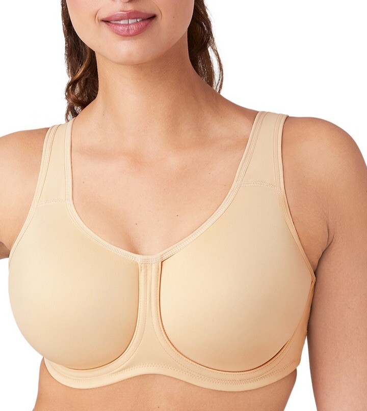 Wacoal 855170 Sports Underwire Bra 38 D Natural Nude 38d