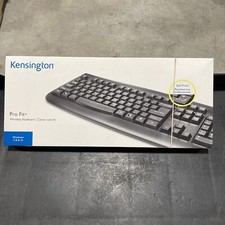 Kensington Pro Fit Wireless Keyboard, 18.38 x 8 x 1 1/4, Black KMW72450