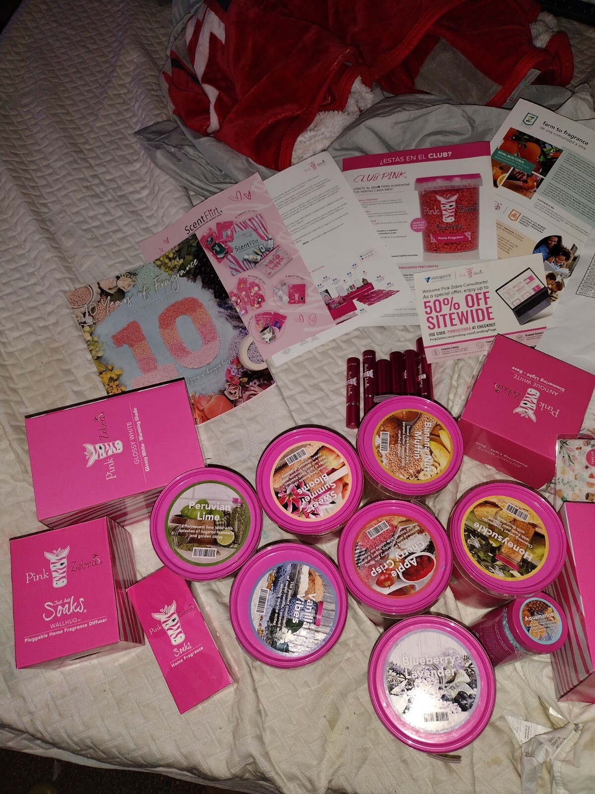 Pink Zebra blend bag Sprinkles💗 Tons to choose from 💗 lots of scents