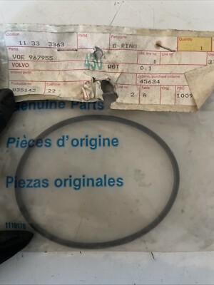 GENUINE VOLVO HEAVY EQUIPMENT O-RING VOE 967955 NEW OEM | eBay