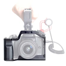 CNC Aluminum Camera Cage Top Handle Grip 1/4" 3/8" for Canon M50 Mark II/M50/M5