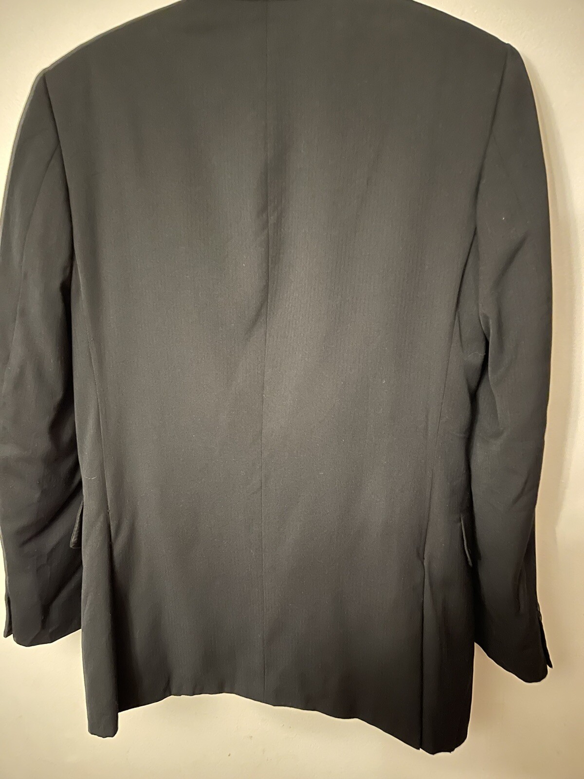 Mens Black Suit Slim Fit 36R Gem