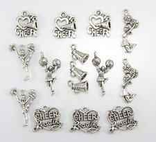 Love to CHEER Charm Sets, 3D Megaphone, Cheer Leaders, We're 1, Cheer Leaders