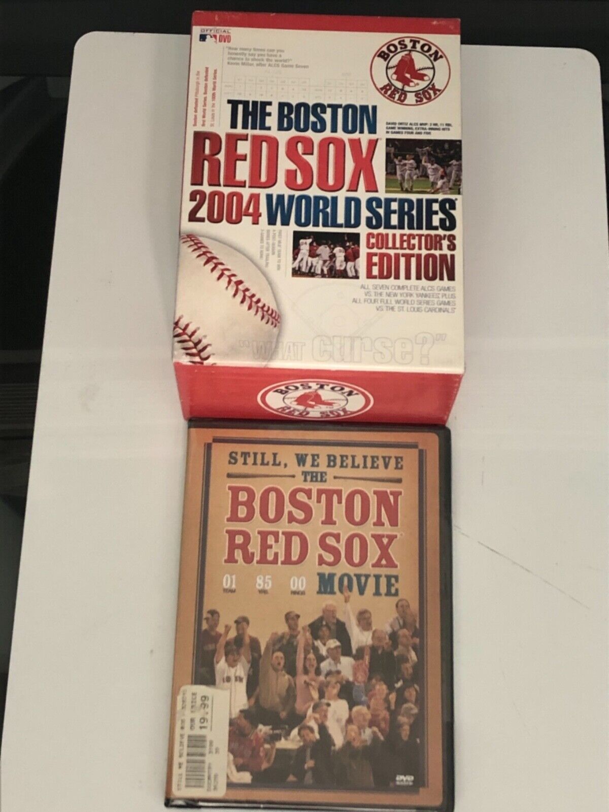 BOSTON RED SOX - 2004 World Series Collectors Edition DVD, 2005, A&E +BONUS  DVD!