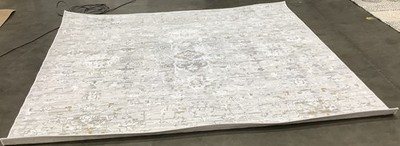 IVORY BEG GREY 6'-7'' x 6'-7'' Back Stain Rug Reduced Price 1172684083 EAN103A-7SQ