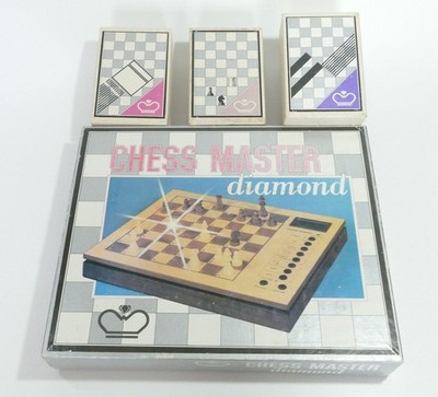 DDR Schachcomputer CHESS MASTER diamond FULL SET Holz Schachspiel + OVP